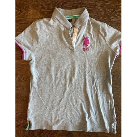 US Polo Tops - Women’s US Polo Assn USPA Polo Shirt - Size L